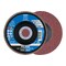 Pferd 5" x 7/8" A.H. POLIFAN Flap Disc - A SG STEELOX, Aluminum oxide, 120 Grit, Flat 62164 - alternate 1